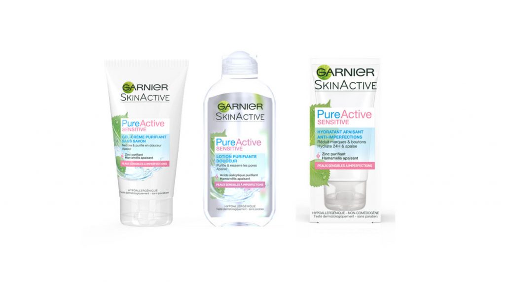 Testez gratuitement la gamme Pure Active Sensitive de Garnier