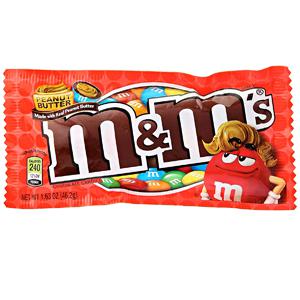 Testez gratuitement les M&Ms au beurre de cacahuète