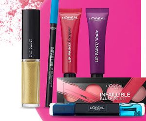 Testez gratuitement 6 produits l\'Oréal Paris Paint