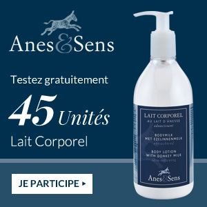 Testez gratuitement le lait corporel Âne et Sens