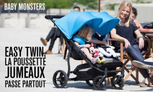 Testez gratuitement la poussette pour jumeaux Easy Monster