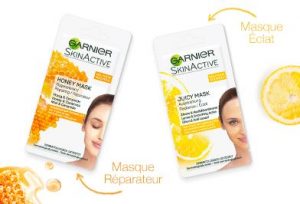 Testez gratuitement les nouveaux Masques de Garnier SkinActive