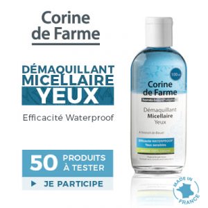 Testez gratuitement le gel démaquillant micellaire Corine de Farme