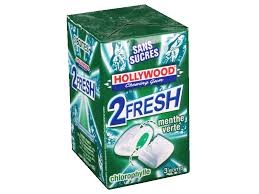 Profitez d\'une réduction de 1.50€ pour l\'achat de 2 paquets de chewing-gums Hollywood 2 Fresh