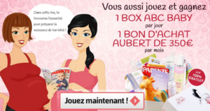 Participez au concours pour tenter de remporter une Box Baby