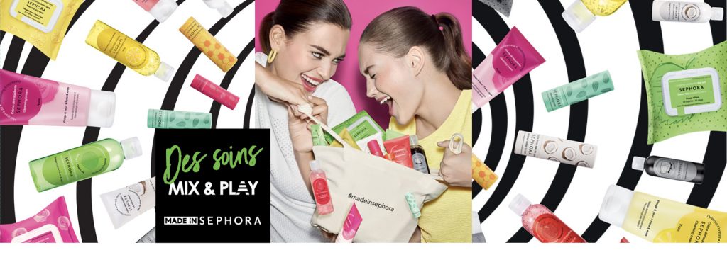 Recevez gratuitement un échantillon des produits Mix&Play de Sephora