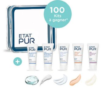 Recevez gratuitement un kit d\'échantillons Etat Pur