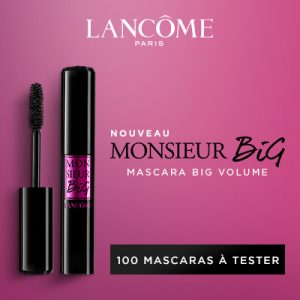 Testez gratuitement le mascara Lancôme Monsieur BIG