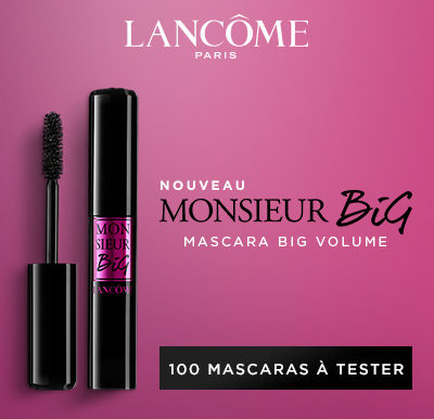 Testez gratuitement le mascara Lancôme Monsieur BIG