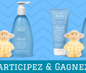 Participez au concours pour tenter de remporter des produits Avène pour bébé