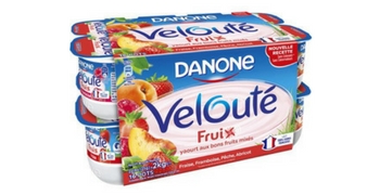 Profitez d\'une réduction de 0.40€ pour l\'achat du produit Velouté Fruix de Danone