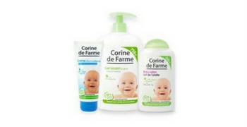 Recevez gratuitement un échantillon de la gamme bébé Corine de Farme