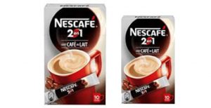 Recevez gratuitement un échantillon de café au lait NESCAFÉ® 2en1