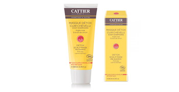 Testez gratuitement le masque détox cuir chevelu - avant shampoing Cattier
