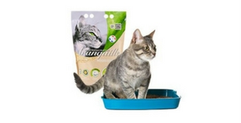 Testez gratuitement la Litière Tranquille Végécompost et Bicarbonate pour chat