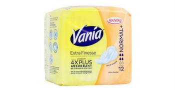 Recevez gratuitement un échantillon Vania serviettes extra finesse