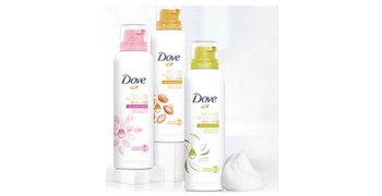Testez gratuitement la mousse de douche Dove