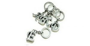 Recevez gratuitement un porte-clés personnalisé avec vos initiales