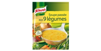 Profitez d\'une réduction de 1.10€ pour l’achat de 3 soupes déshydratées Knorr