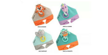 Testez gratuitement le bavoir Buddy bandana 3 en 1