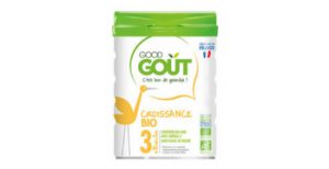 Testez gratuitement le lait de croissance bio de GOOD GOUT