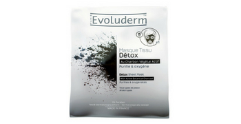Testez gratuitement le masque en tissu Détox Evoluderm