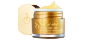 Testez gratuitement l\'huile d\'Abricot Nutri-Rich Oil Nutrimetics