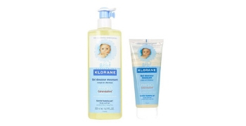 Testez gratuitement le gel lavant et l\'eau parfumée Klorane bébé