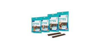 Testez gratuitement les lamelles dentaires pour chiens Veggiedent Fresh Virbac