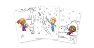 Recevez gratuitement un cahier de coloriage de Noël pour enfant