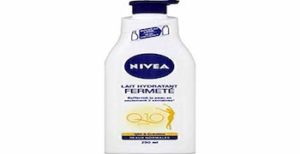 Testez gratuitement les laits hydratants Fermeté Q10 de Nivea