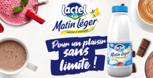 Recevez gratuitement votre Box Matin léger de Lactel