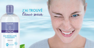 Tentez votre chance pour recevoir l\'eau micellaire de Jonzac gratuitement