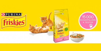 Recevez gratuitement des croquettes Friskies Junior pour votre chaton