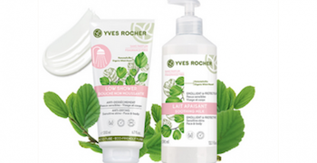 Yves Rocher propose 100 rituels soins corps Hamamélis à tester gratuitement