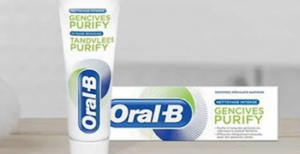 Tentez de recevoir gratuitement un dentifrice Oral-B Gencives Purify