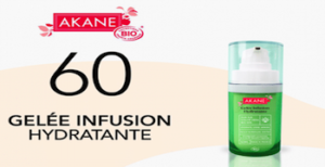 Tentez de recevoir gratuitement une gelée infusion hydratante Akane