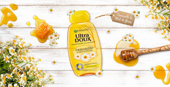 Tentez de recevoir un shampoing Garnier Ultra-doux à la Camomille