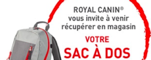 Bon plan Royal Canin : Sacs à dos gratuits en magasin
