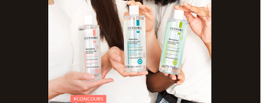 Des lots de 3 eaux micellaires Dermina offerts