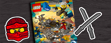 le magazine LEGO Life à recevoir gratuitement