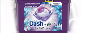De la lessive Dash et Lenor à recevoir gratuitement