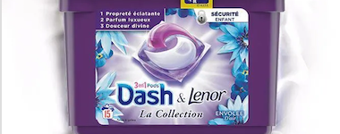 De la lessive Dash et Lenor à recevoir gratuitement