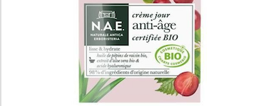 La crème bio anti âge N.A.E. à recevoir gratuitement