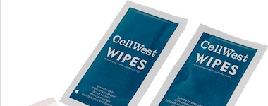 Échantillons gratuits de Lingettes de nettoyage pour téléphone par « CellWest »