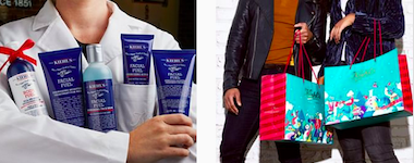 Miniatures de soins visage Kiehl’s gratuites.