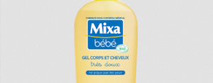 Gel Corps et Cheveux certifié bio de Mixa gratuit
