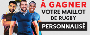 Votre maillot de rugby personalisé gratuit