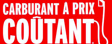 le carburant à prix coûtant @ Intermarché