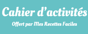 Pâques : un cahier d\'activités gratuit sur Mes Recettes Faciles